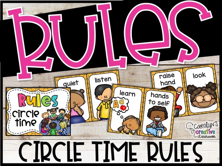 Carpet Rules Posters | Circle Time Rules Posters [Bee Theme]