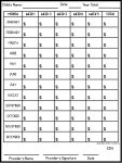 EDITABLE Daycare &amp; Childcare Payment Record Sheet