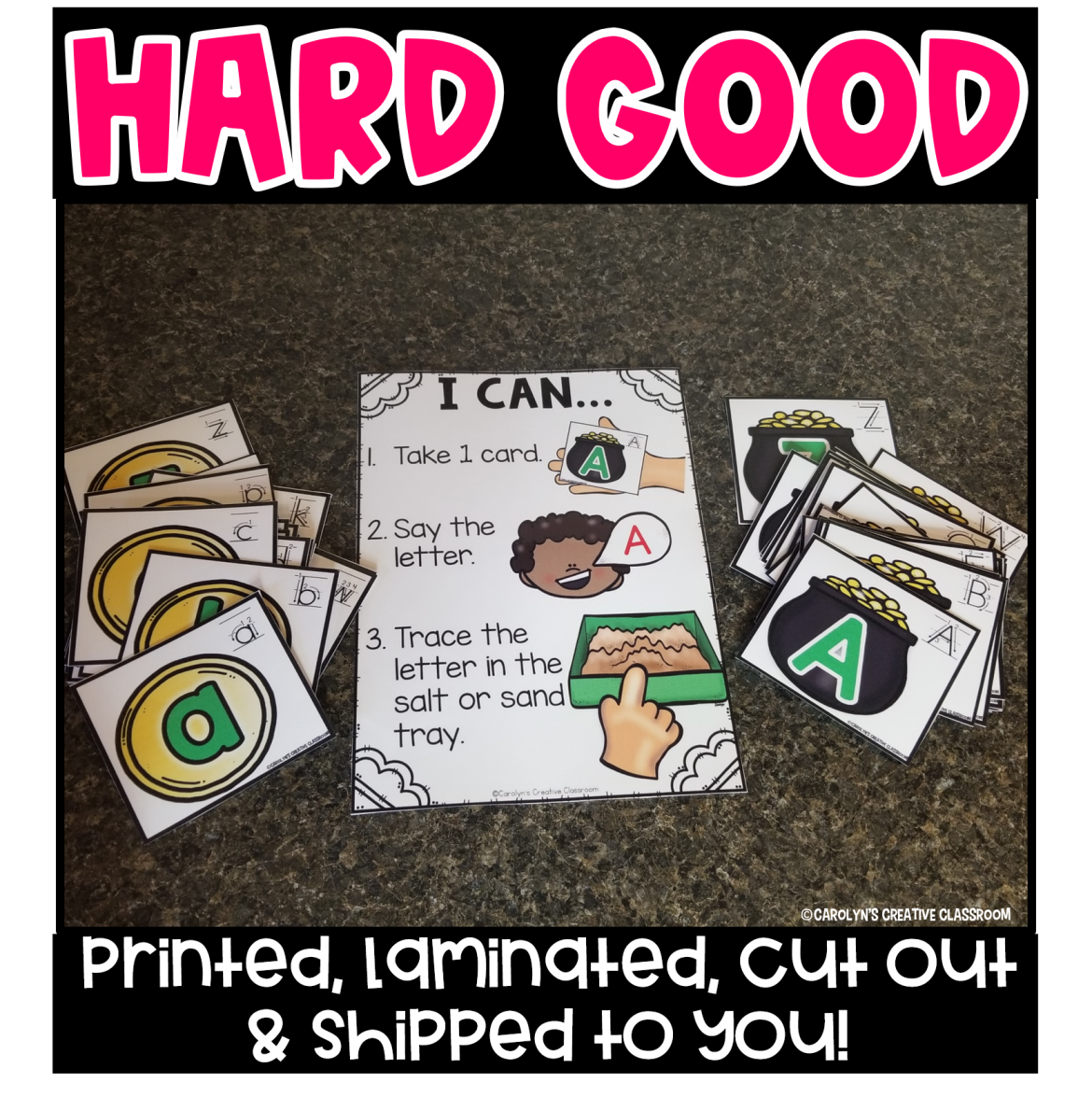 Adjectives Anchor Chart Hard Good Option 1