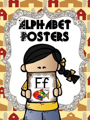 Farm Theme Alphabet Posters