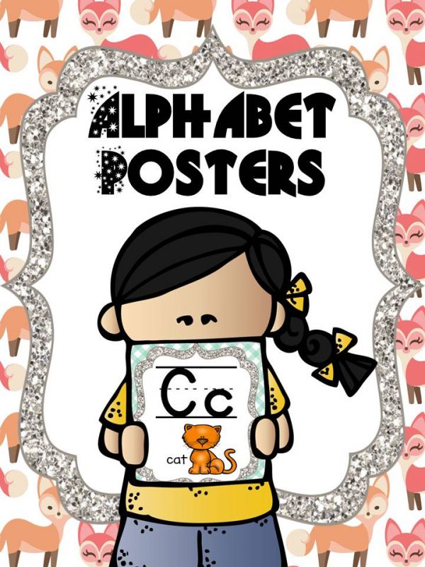 Alphabet Posters – Woodland Theme