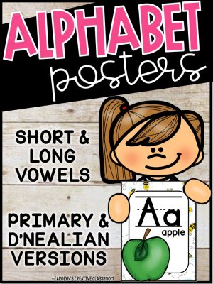 Bee Alphabet Posters - Bee Decor (Set #1)