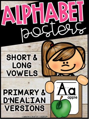 Burlap Alphabet Posters - Burlap Decor