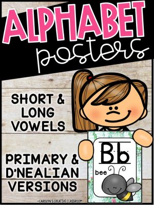 Cactus Alphabet Posters - Cactus Decor (Set #2)