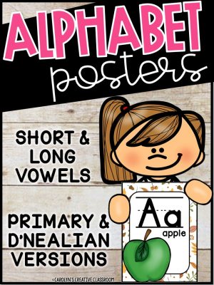 Camping Alphabet Posters - Camping Decor (Set #1)