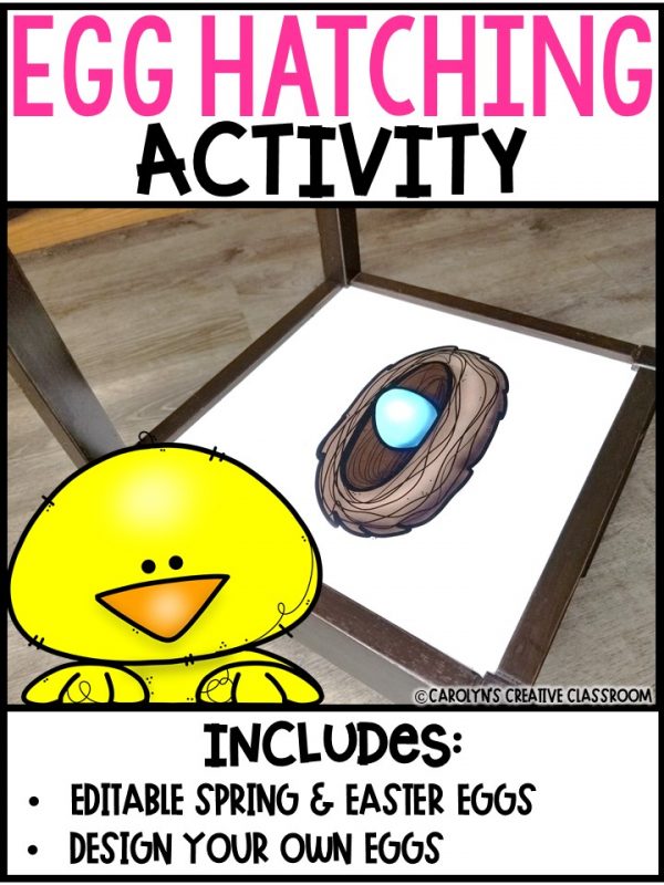 Spring Egg Hatching: Classroom Management Tool – Easter Egg Activity
