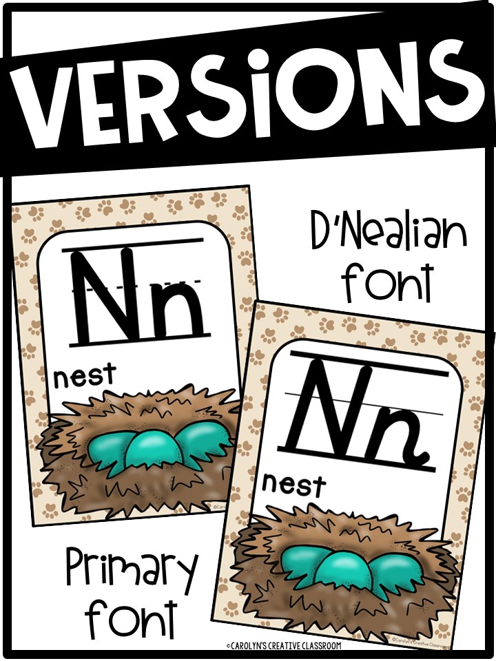 Lion Alphabet Posters - Lion Decor - Image 2