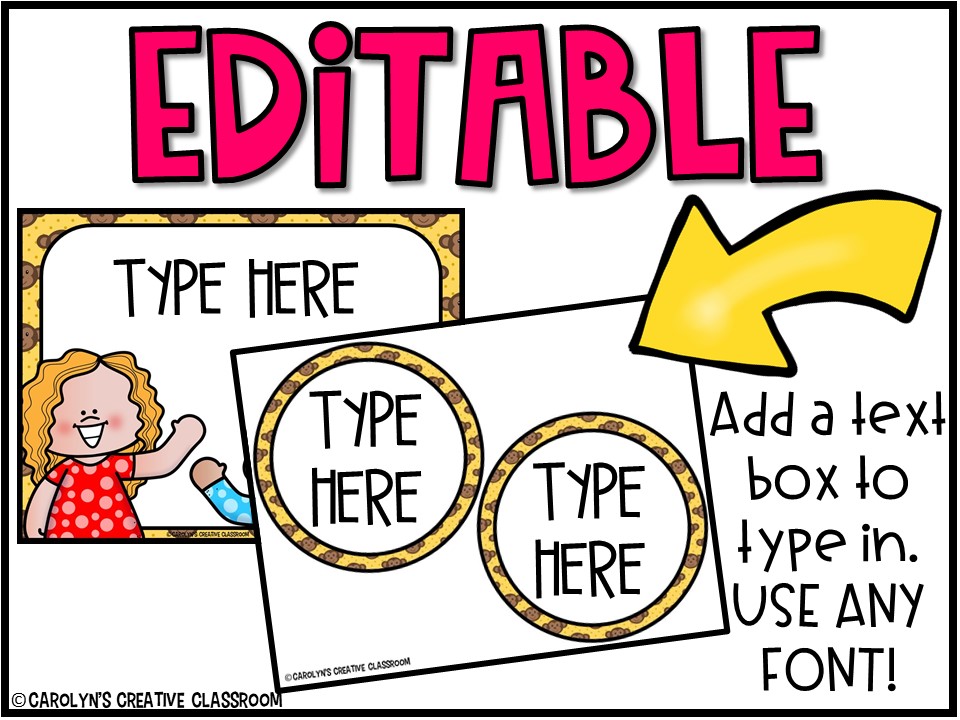 Editable Morning Greetings Choices - Greeting Signs Monkey - Image 2