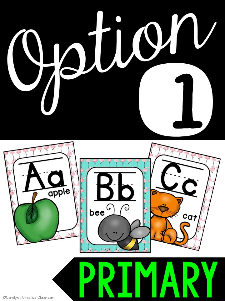 Pink Flamingo Alphabet Posters - Flamingo Classroom Decor - Image 5