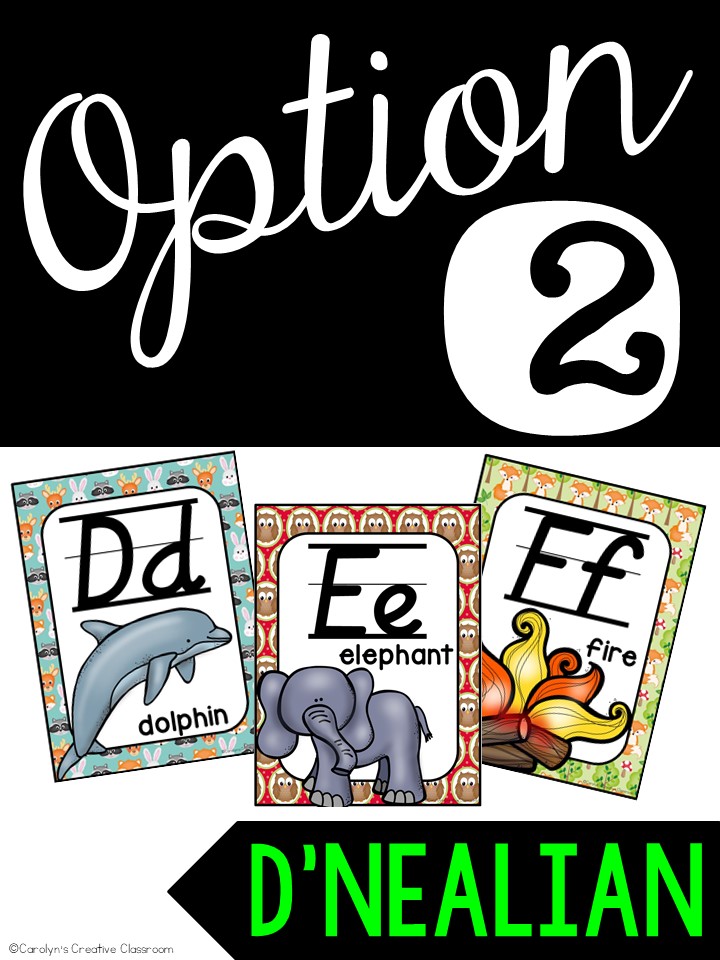 Woodland Animals Alphabet Posters - Woodland Classroom Decor - Image 6