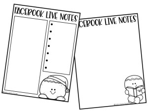 Facebook Live Note Pages