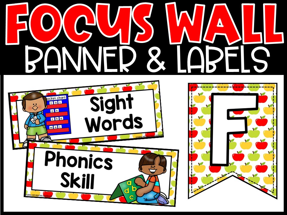 Apple Reading Focus Wall and Banner