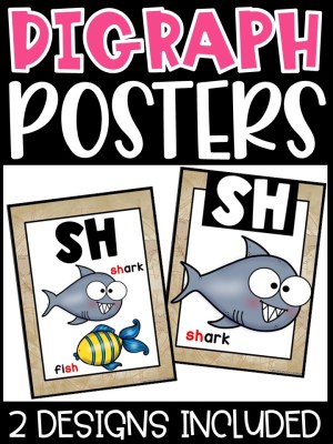 Travel Digraph Posters - Sound Wall Digraphs