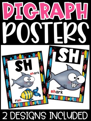 Super Hero Digraph Posters - Sound Wall Digraphs