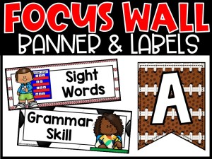 Sports Reading Focus Wall and Banner