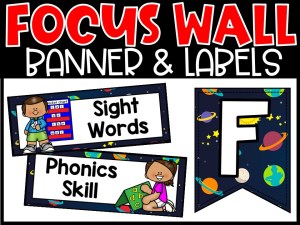 Space 1 Reading Focus Wall and Banner