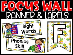 Pineapple 1 Reading Focus Wall and Banner