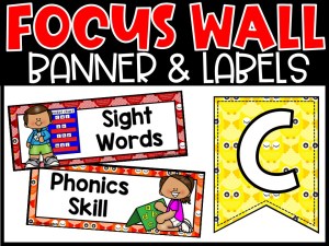 Owl 3 Reading Focus Wall and Banner