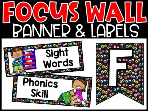 Monster 1 Reading Focus Wall and Banner