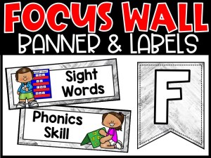 Modern Farmhouse Reading Focus Wall and Banner