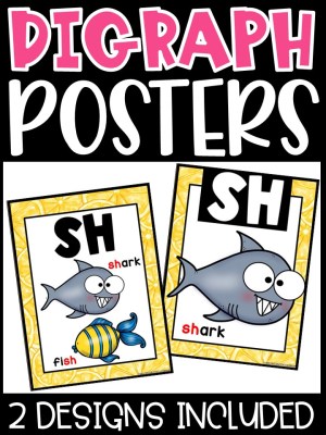 Lemon 1 Digraph Posters - Sound Wall Digraphs