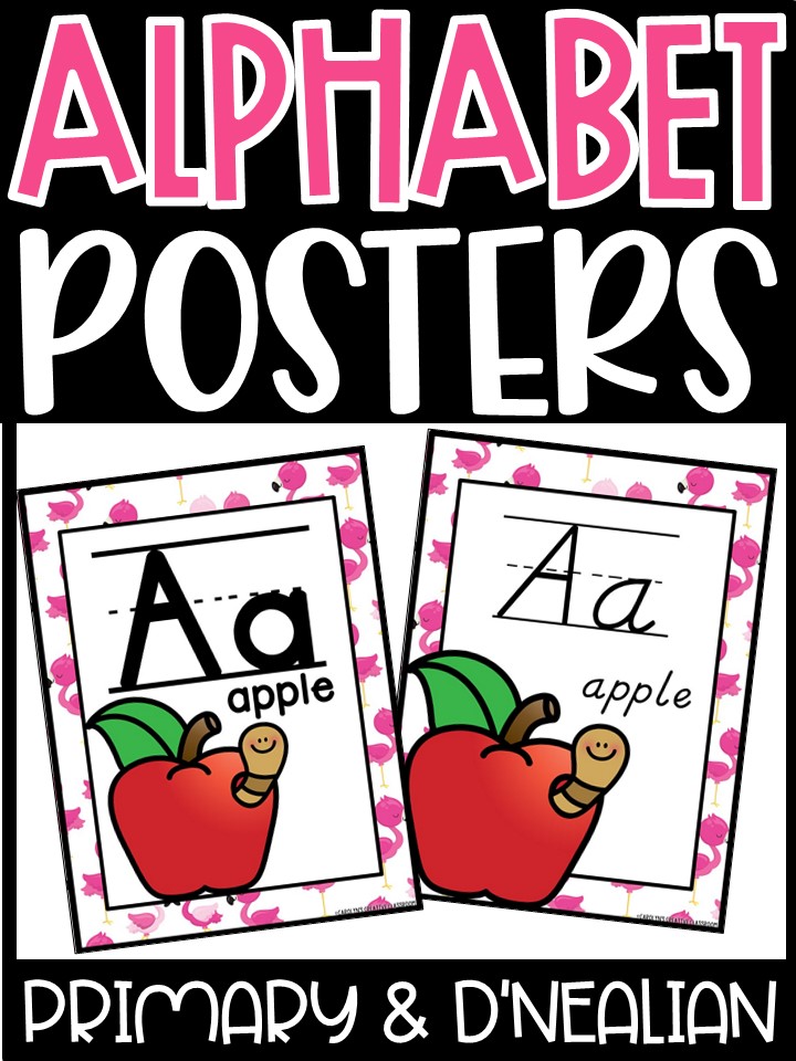 Alphabet Posters - Flamingo 3 Décor