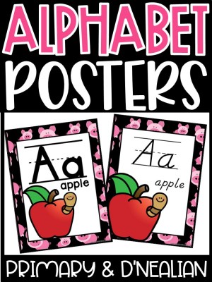 Alphabet Posters - Pigs 2 Décor