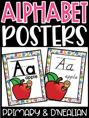 Alphabet Posters - Monster 2 Décor