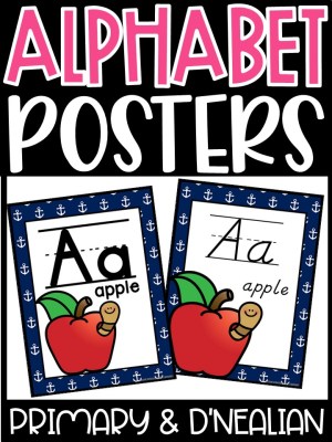 Alphabet Posters - Nautical 3 Décor