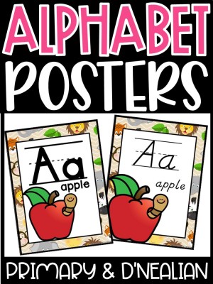 Alphabet Posters - Safari 3 Décor