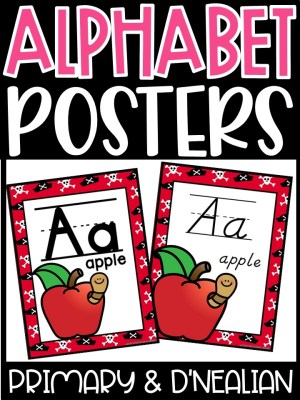 Alphabet Posters - Pirate 1 Décor