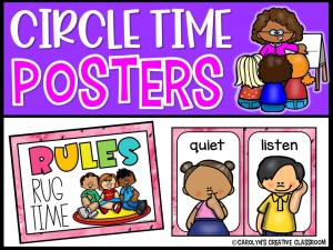 Carpet Rules Posters | Circle Time Rules Posters [Watermelon 2]