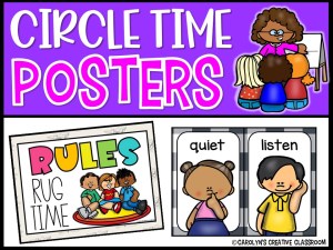 Carpet Rules Posters | Circle Time Rules Posters [Vintage Farmhouse]