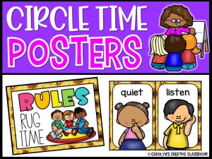 Carpet Rules Posters | Circle Time Rules Posters [Sunflower 2]