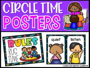 Carpet Rules Posters | Circle Time Rules Posters [Space 3]