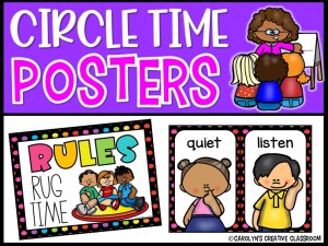 Carpet Rules Posters | Circle Time Rules Posters [Rainbow 4]