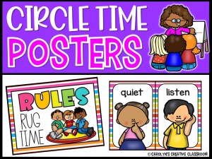 Carpet Rules Posters | Circle Time Rules Posters [Rainbow 3]