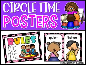 Carpet Rules Posters | Circle Time Rules Posters [Pig 1]