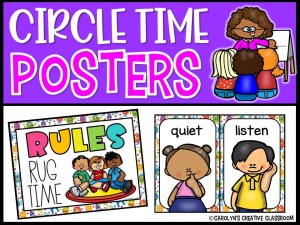 Carpet Rules Posters | Circle Time Rules Posters [Monster 2]