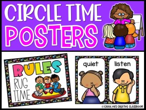 Carpet Rules Posters | Circle Time Rules Posters [Monster 1]