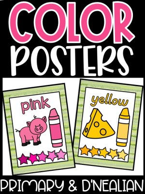 Watermelon 3 Color Posters | Classroom Decor