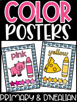 Police Color Posters | Classroom Decor