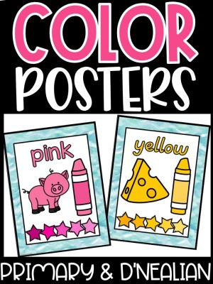 Ocean 2 Color Posters | Classroom Decor