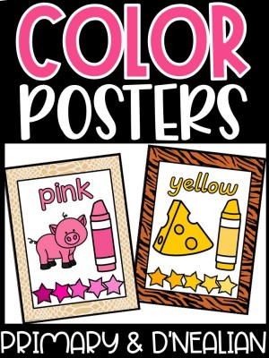 Jungle Color Posters | Classroom Decor