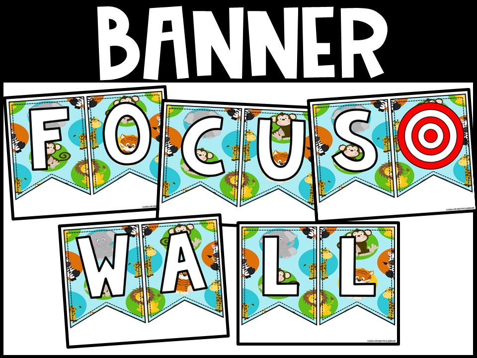 Safari 2 Reading Focus Wall and Banner
