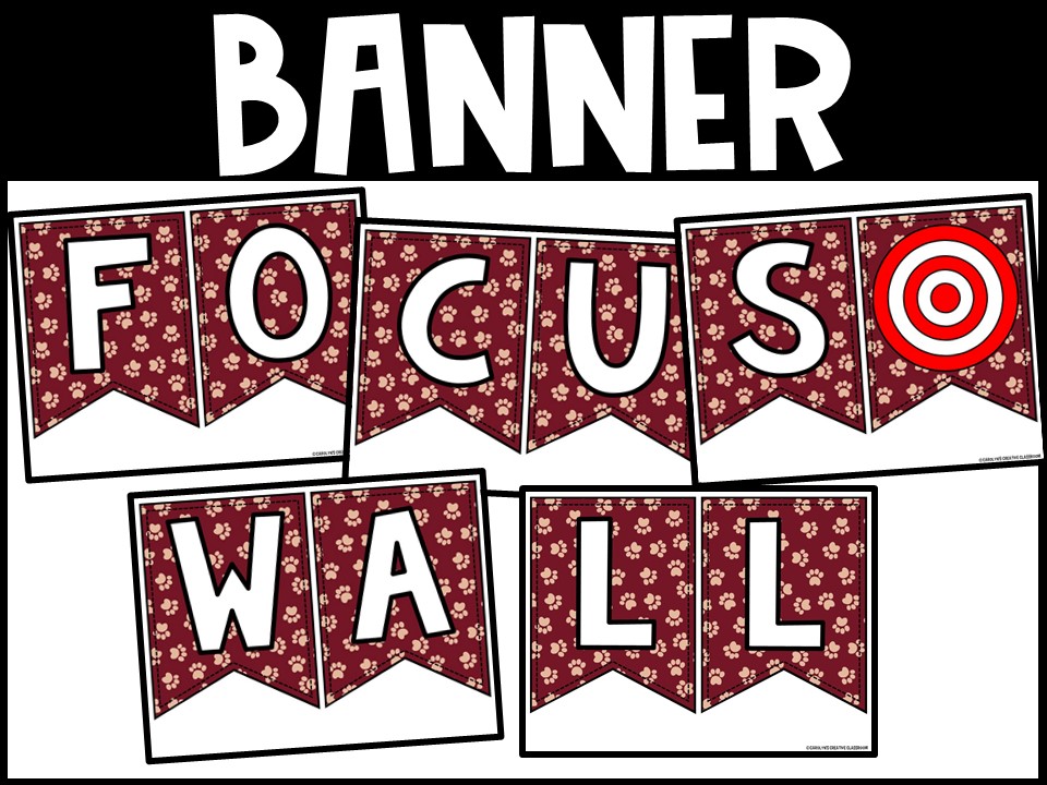 Lion 4 Reading Focus Wall and Banner - Image 2