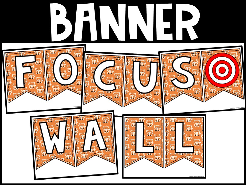 Fox 2 Reading Focus Wall and Banner - Image 2