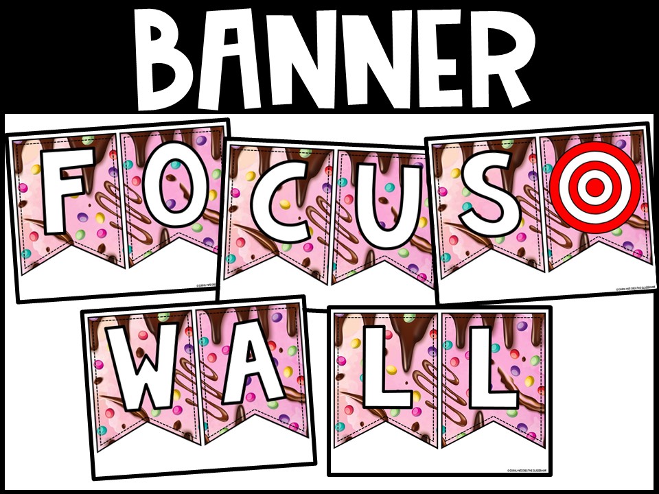 Candyland 1 Reading Focus Wall and Banner - Image 2