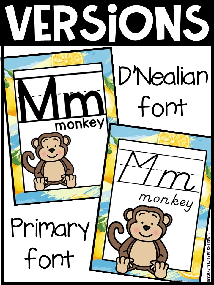 Alphabet Posters - Lemon 4 Décor - Image 2