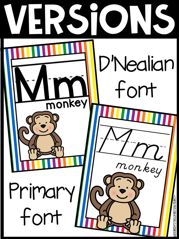 Alphabet Posters - Rainbow 5 Décor - Image 2